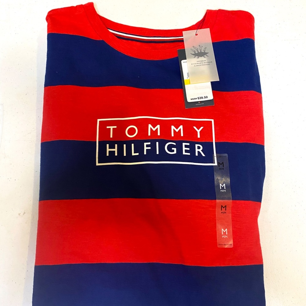Tommy Hilfiger Striped Tee Brand New With Tags